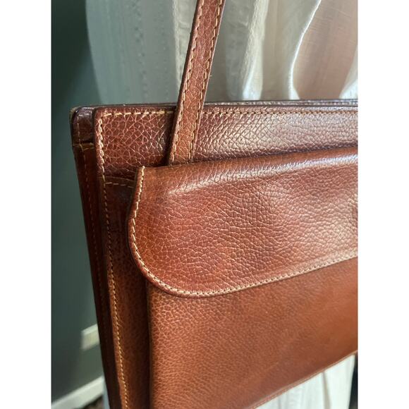 Furla Tan Leather Handbag. Made in Italy. Velvet lining. Great condition. - Picture 2 of 8